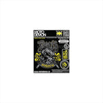 モトグラフィックス｜グラフィックシート イエロー 右 ｜MT-GK0DGY-R