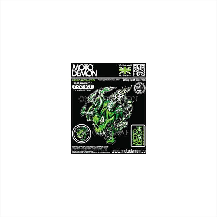 モトグラフィックス｜グラフィックシート グリーン 左 ｜MT-GK0GHG-L