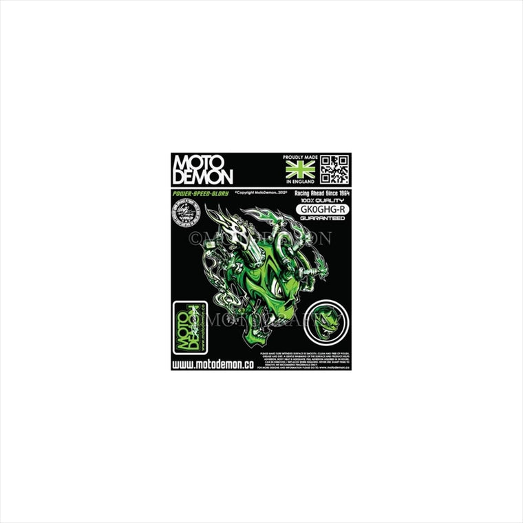 モトグラフィックス｜グラフィックシート グリーン 右 ｜MT-GK0GHG-R