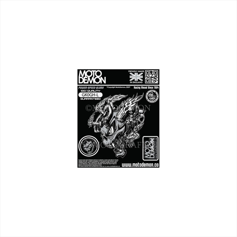 モトグラフィックス｜グラフィックシート グレー 左 ｜MT-GK0GH-L