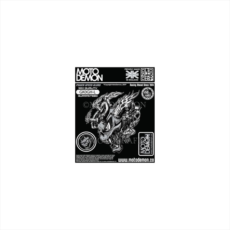 モトグラフィックス｜グラフィックシート グレー 左 ｜MT-GK0GH-L