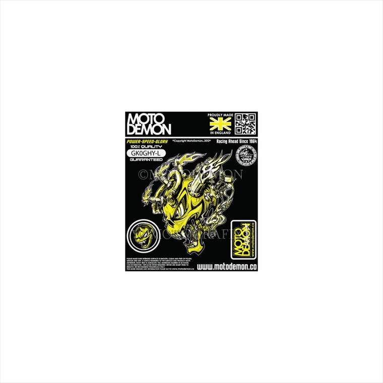モトグラフィックス｜グラフィックシート イエロー 左 ｜MT-GK0GHY-L