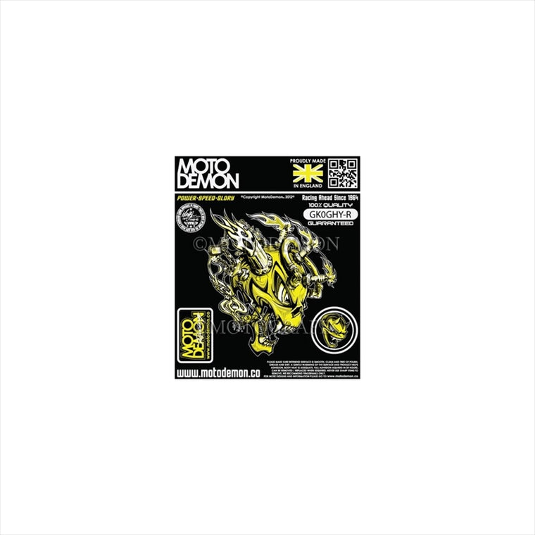 モトグラフィックス｜グラフィックシート イエロー 右 ｜MT-GK0GHY-R
