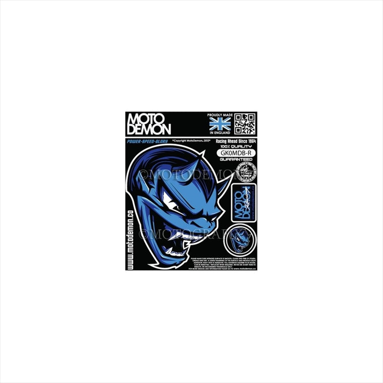 モトグラフィックス｜グラフィックシート ブルー 右 ｜MT-GK0MDB-R