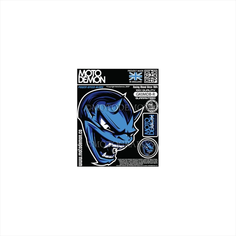 モトグラフィックス｜グラフィックシート ブルー 右 ｜MT-GK0MDB-R
