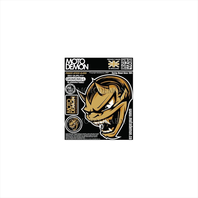 モトグラフィックス｜グラフィックシート ゴールド 左 ｜MT-GK0MDMG-L