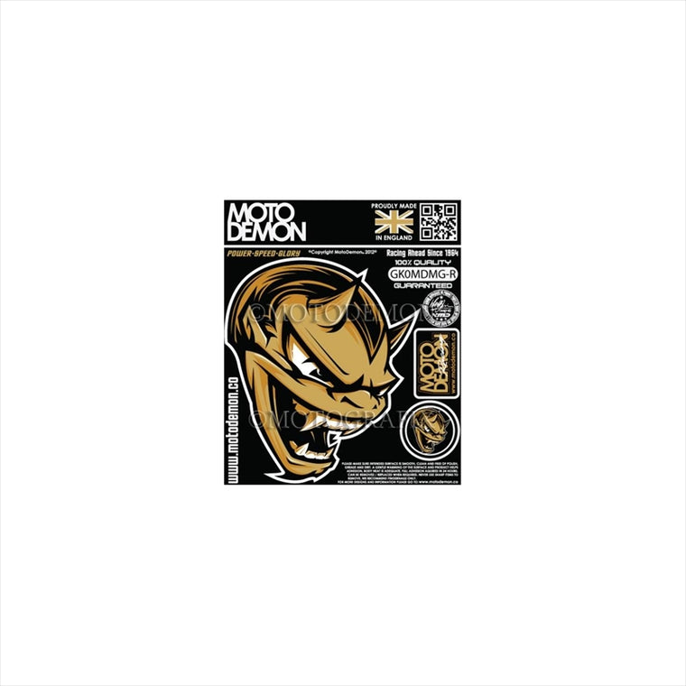 モトグラフィックス｜グラフィックシート ゴールド 右 ｜MT-GK0MDMG-R