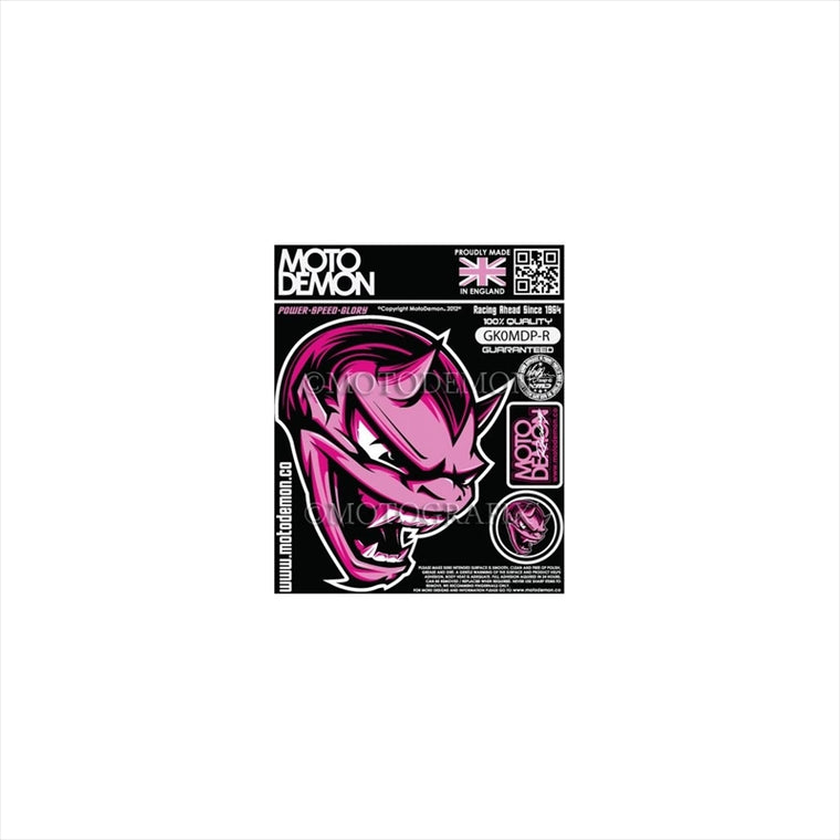 モトグラフィックス｜グラフィックシート ピンク 右 ｜MT-GK0MDP-R