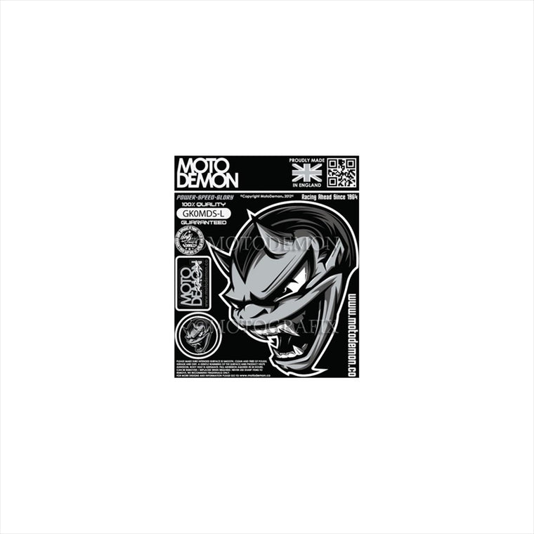 モトグラフィックス｜グラフィックシート シルバーグレー 左 ｜MT-GK0MDS-L