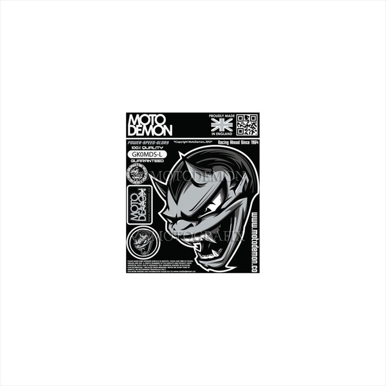 モトグラフィックス｜グラフィックシート シルバーグレー 左 ｜MT-GK0MDS-L