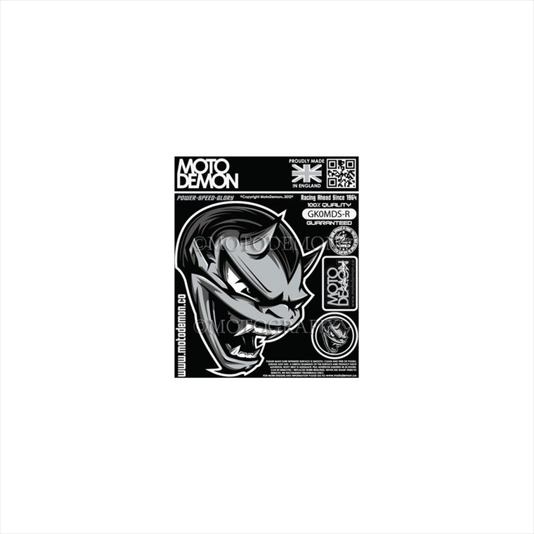 モトグラフィックス｜グラフィックシート シルバーグレー 右 ｜MT-GK0MDS-R