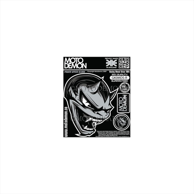 モトグラフィックス｜グラフィックシート シルバーグレー 右 ｜MT-GK0MDS-R