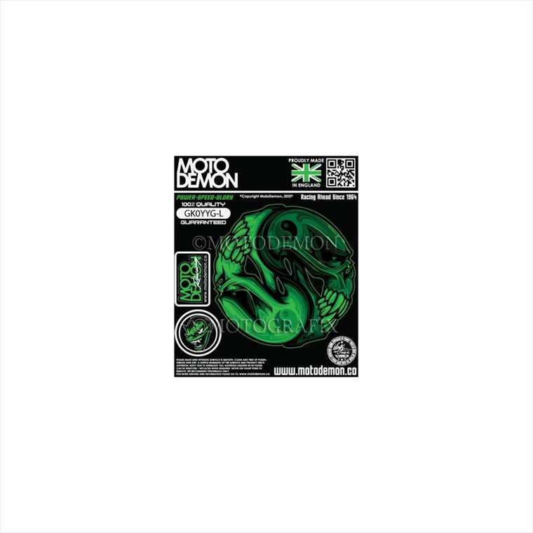 モトグラフィックス｜グラフィックシート グリーン 左 ｜MT-GK0YYG-L