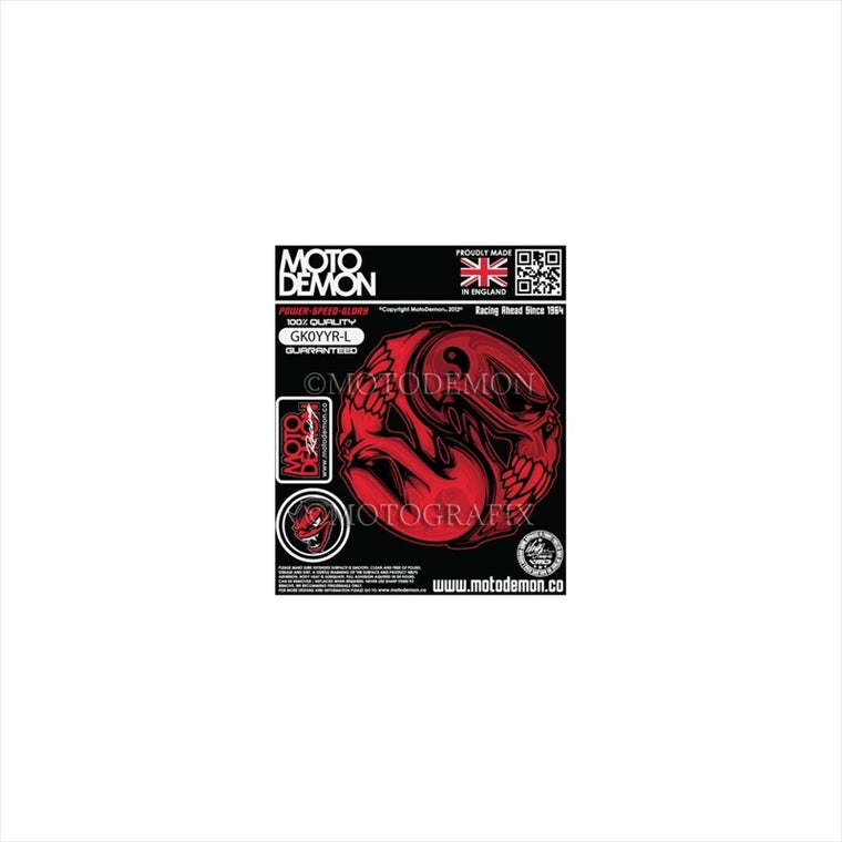 モトグラフィックス｜グラフィックシート レッド 左 ｜MT-GK0YYR-L