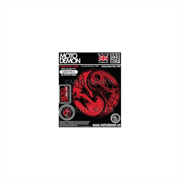 モトグラフィックス｜グラフィックシート レッド 左 ｜MT-GK0YYR-L