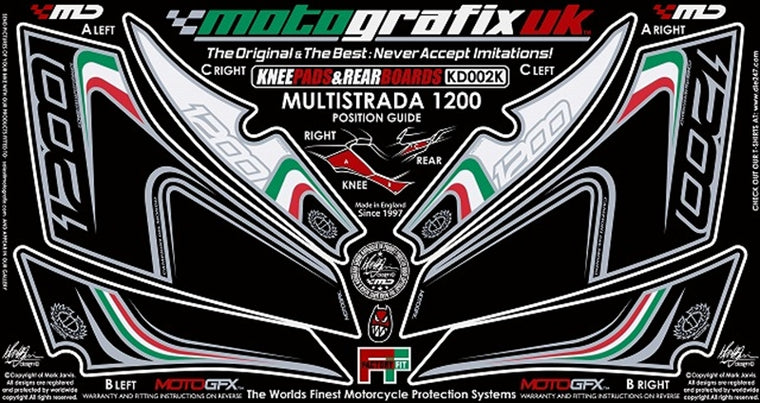 MOTO GRAFIX(モトグラフィックス) | ボディパッド REAR/KNEE | MT-KD002K