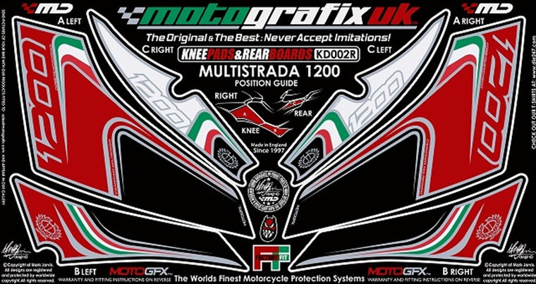 MOTO GRAFIX(モトグラフィックス) | ボディパッド REAR/KNEE | MT-KD002R