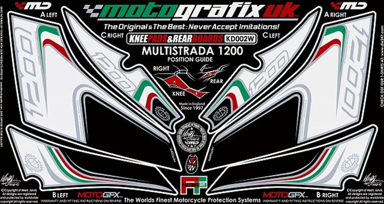 MOTO GRAFIX(モトグラフィックス) | ボディパッド REAR/KNEE | MT-KD002W