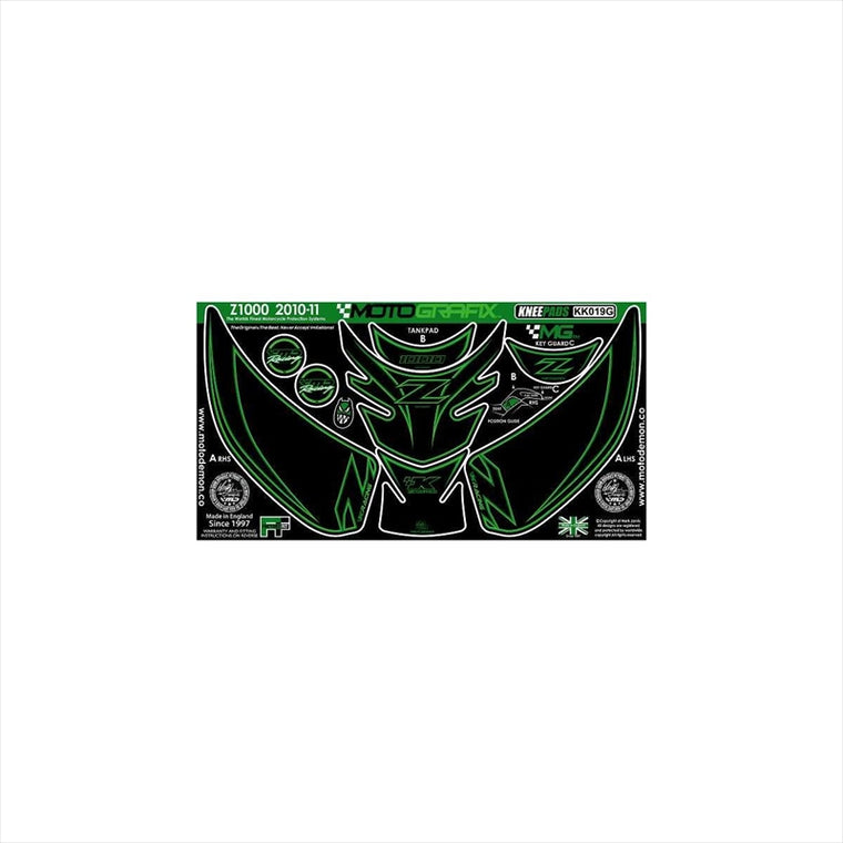 モトグラフィックス｜ボディパッド KNEE/TANK PAD ｜MT-KK019G