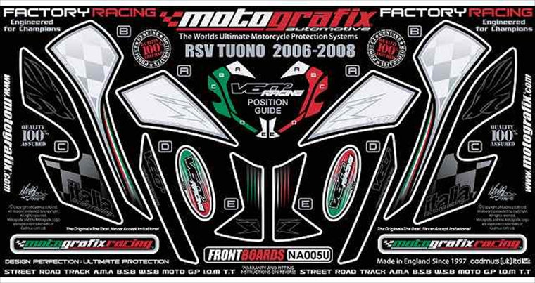 MOTO GRAFIX(モトグラフィックス) | ボディパッド FRONT | MT-NA005U