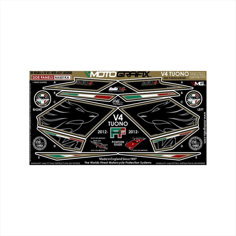 モトグラフィックス｜ボディパッド SIDE BLK/GLD ｜MT-NAS01KA