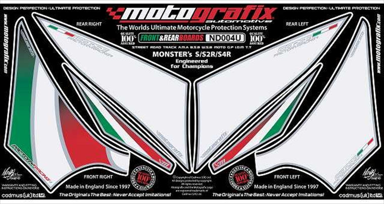 MOTO GRAFIX(モトグラフィックス) | ボディパッド FRONT/REAR | MT-ND004U