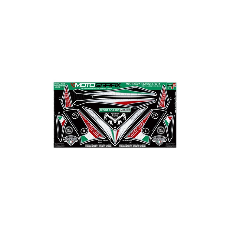 モトグラフィックス｜ボディパッド FRONT ｜MT-ND016K