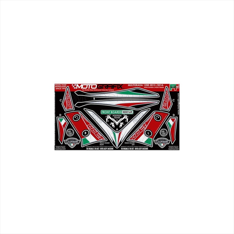 モトグラフィックス｜ボディパッド FRONT ｜MT-ND016R