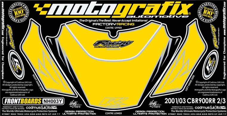 MOTO GRAFIX(モトグラフィックス) | ボディパッド FRONT | MT-NH003Y