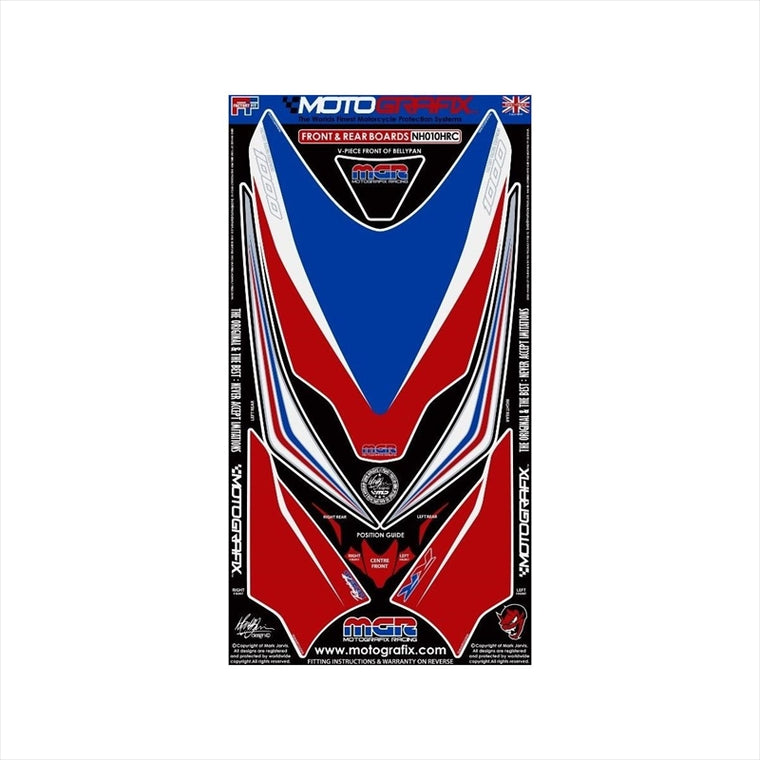 モトグラフィックス｜ボディパッド FRONT/REAR ｜MT-NH010HRC