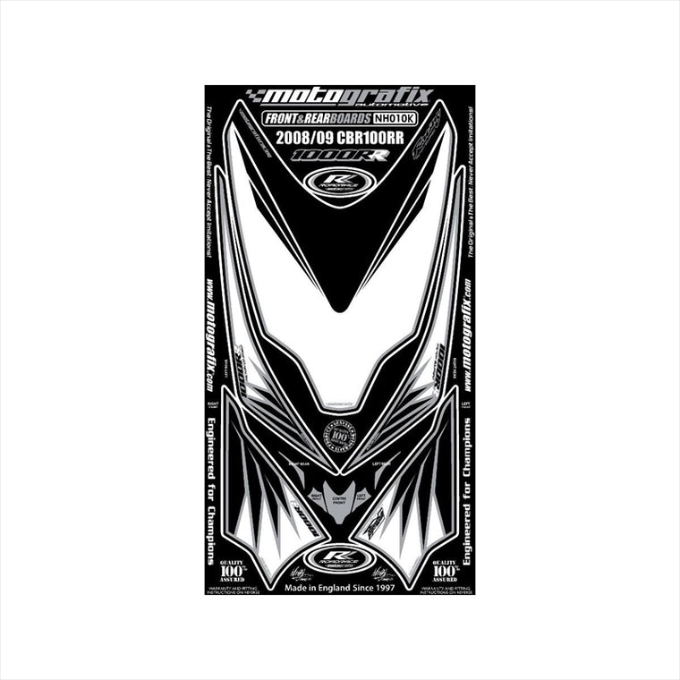 モトグラフィックス｜ボディパッド FRONT/REAR ｜MT-NH010K