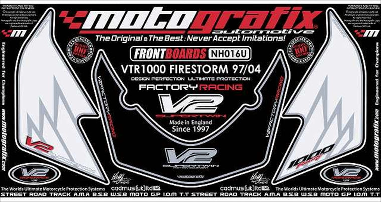 MOTO GRAFIX(モトグラフィックス) | ボディパッド FRONT | MT-NH016U