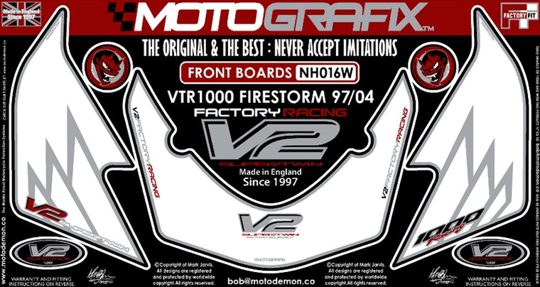 MOTO GRAFIX(モトグラフィックス) | ボディパッド FRONT | MT-NH016W