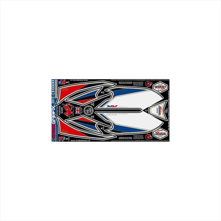 モトグラフィックス｜ボディパッド FRONT ｜MT-NH021LEG