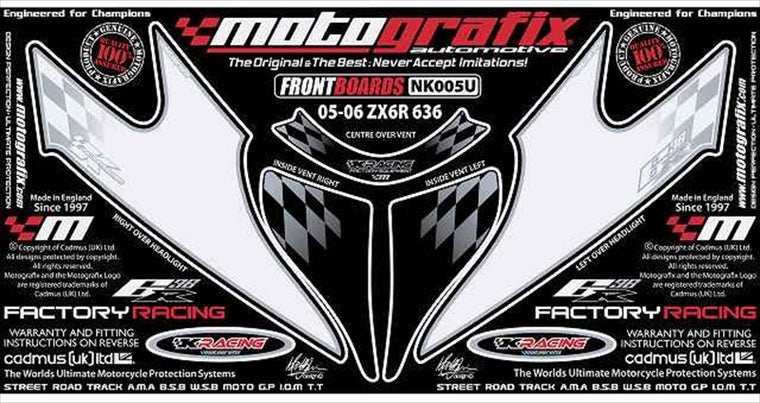MOTO GRAFIX(モトグラフィックス) | ボディパッド FRONT | MT-NK005U