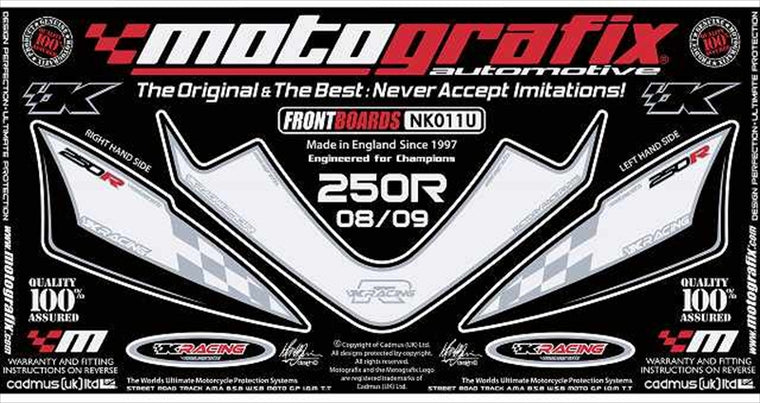 MOTO GRAFIX(モトグラフィックス)｜ボディパッド FRONT｜MT-NK011U