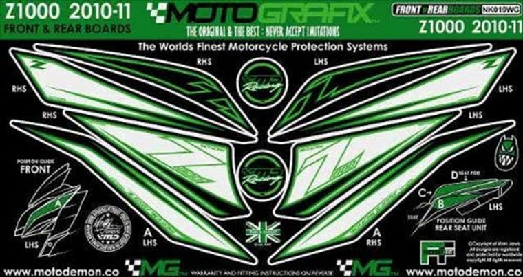 MOTO GRAFIX(モトグラフィックス)｜ボディパッド KNEE/TANK｜MT-NK019WG