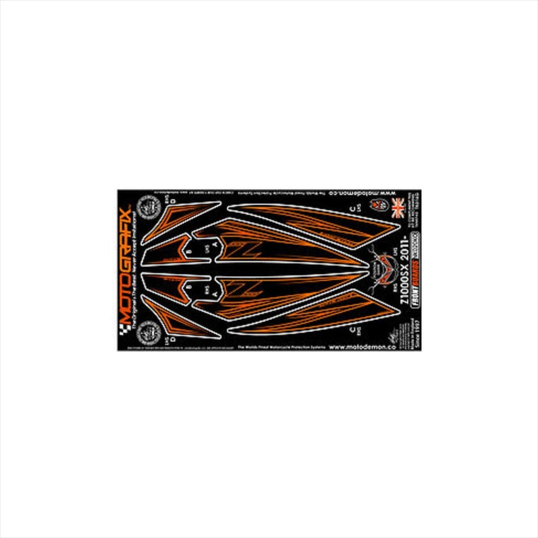 モトグラフィックス｜ボディパッド FRONT ｜MT-NK020KO