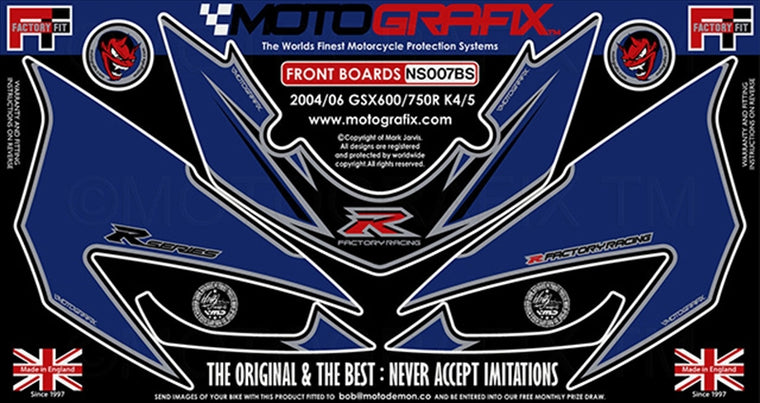 MOTO GRAFIX(モトグラフィックス) | ボディパッド FRONT | MT-NS007BS