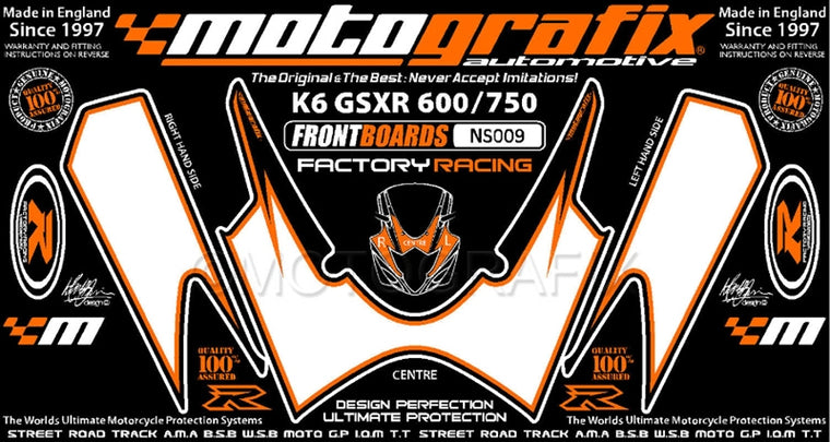 MOTO GRAFIX(モトグラフィックス) | ボディパッド FRONT | MT-NS009WO