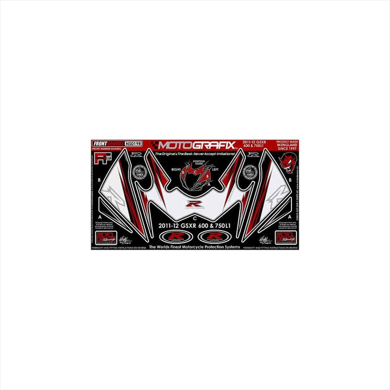 モトグラフィックス｜ボディパッド FRONT ｜MT-NS019R