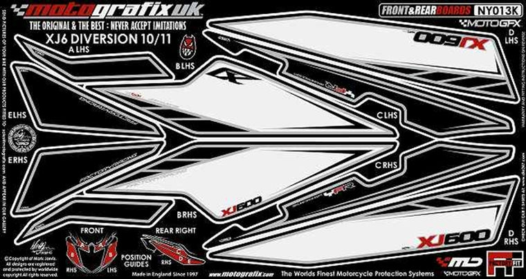 MOTO GRAFIX(モトグラフィックス) | ボディパッド FRONT/REAR | MT-NY013K