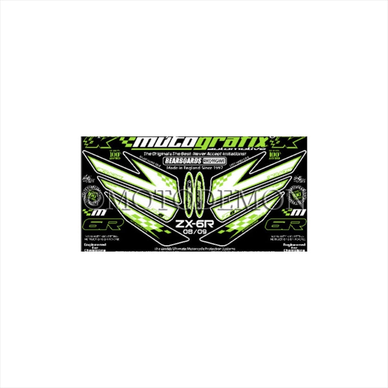 モトグラフィックス｜ボディパッド REAR ｜MT-RK011GWE