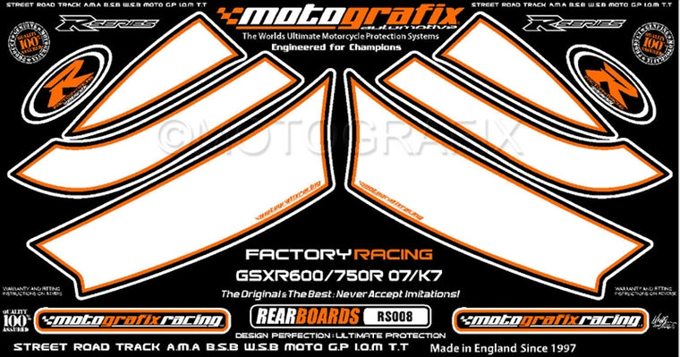 MOTO GRAFIX(モトグラフィックス) | ボディパッド REAR | MT-RS008WO