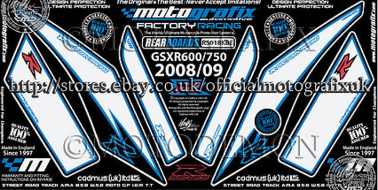 MOTO GRAFIX(モトグラフィックス) | ボディパッド REAR | MT-RS018KBE