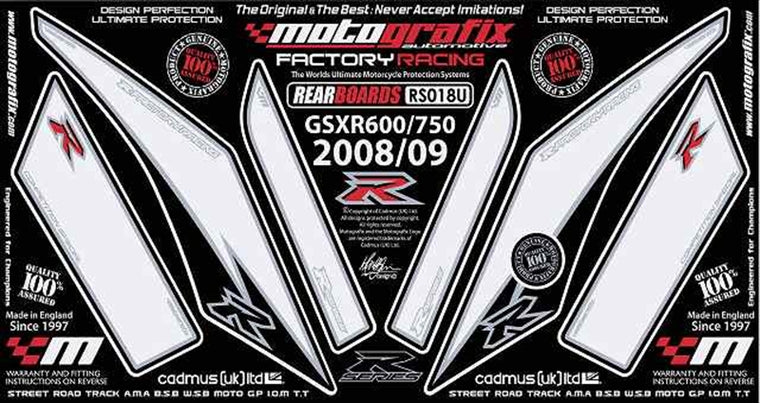 MOTO GRAFIX(モトグラフィックス) | ボディパッド REAR | MT-RS018U