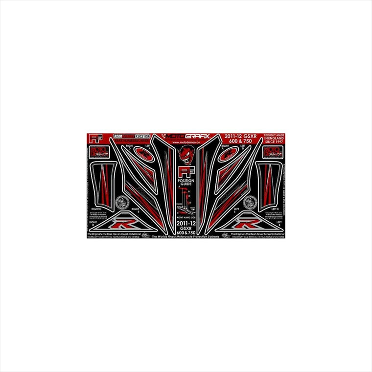 モトグラフィックス｜ボディパッド REAR ｜MT-RS021KR