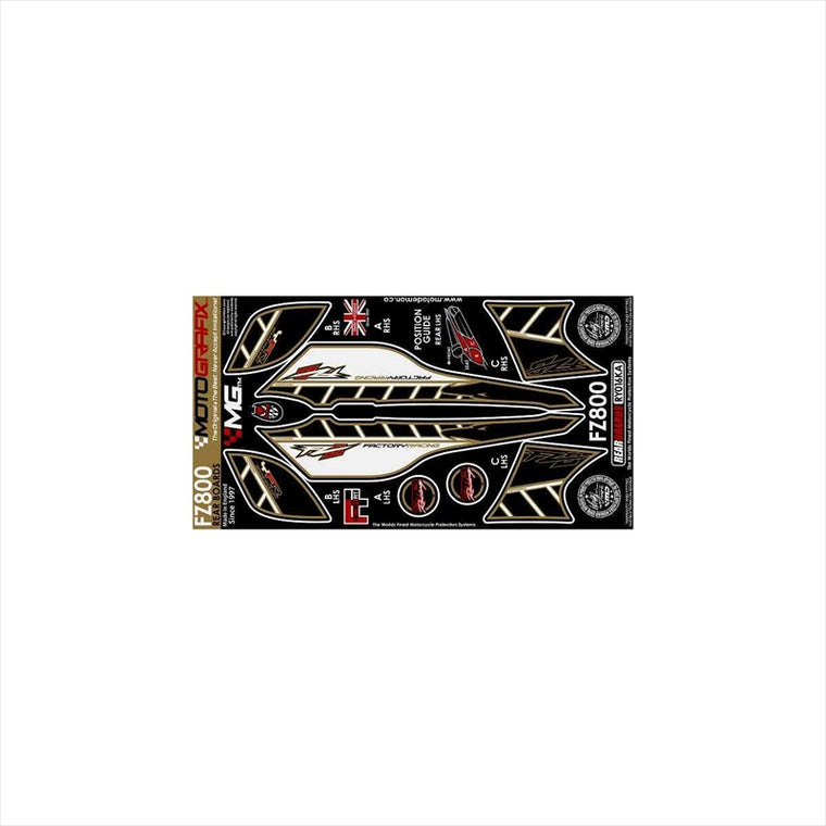 モトグラフィックス｜ボディパッド REAR ｜MT-RY016KA
