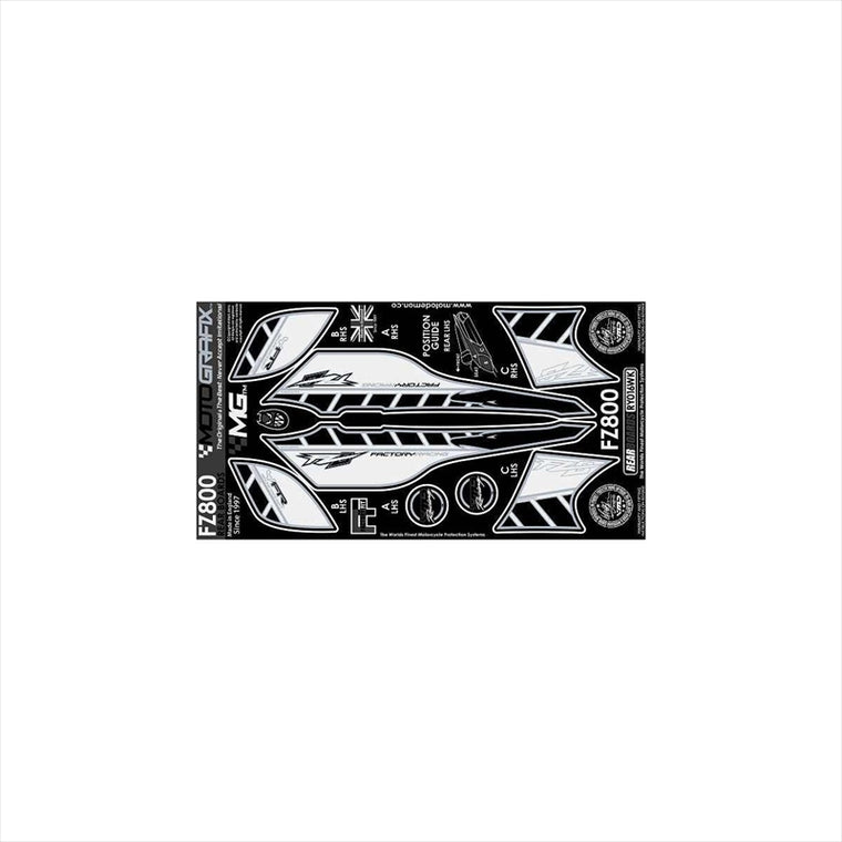 モトグラフィックス｜ボディパッド REAR ｜MT-RY016WK