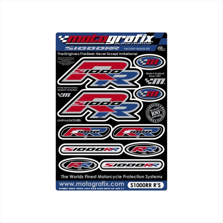 モトグラフィックス｜ボディパッド BADGE SET ｜MT-S1000RR-RS
